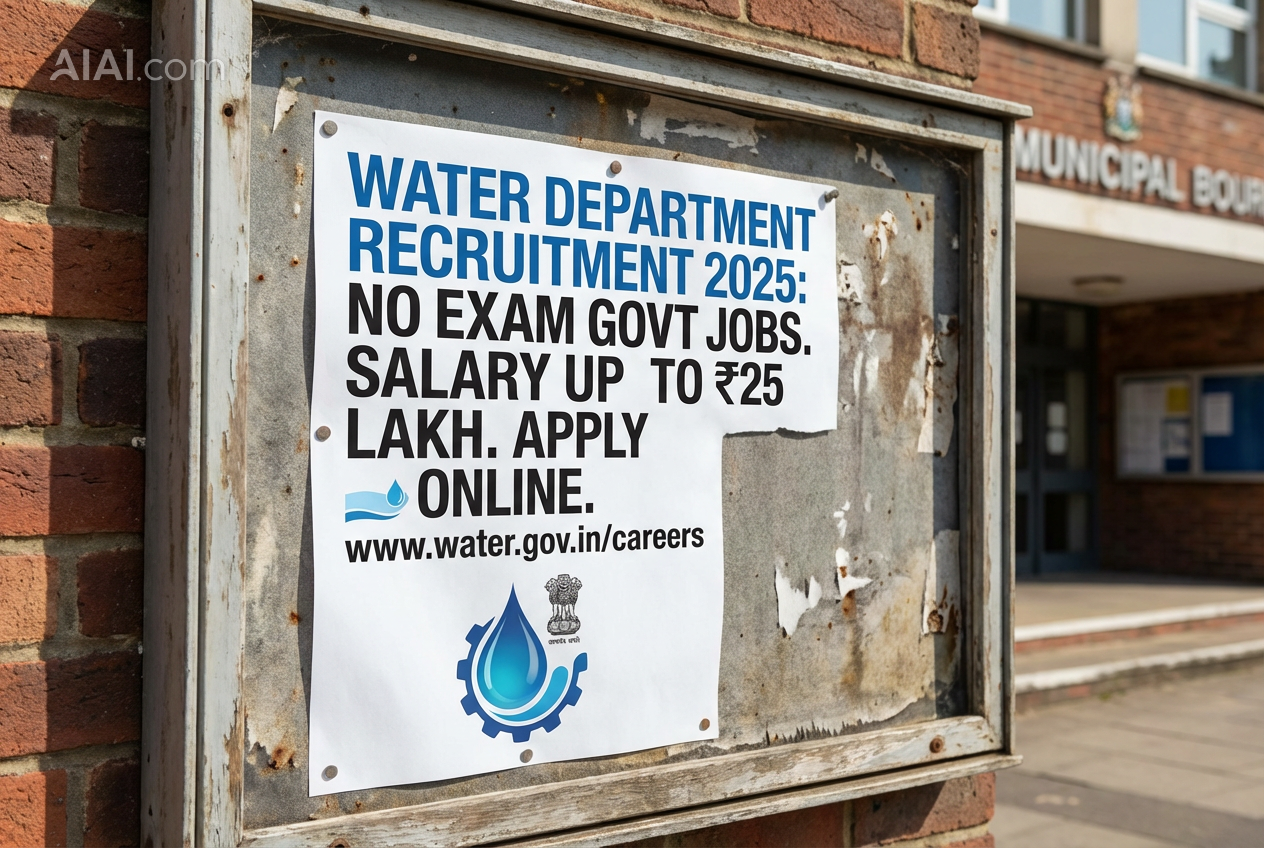 Water Department Recruitment 2025